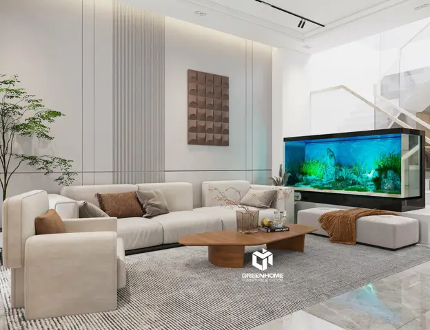 Hướng Dẫn Thiết Kế Bể Cá Trong Nhà: Đón Lộc, Vượng Khí thiết kế bể cá trong nhà