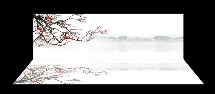tranh 3d hồ cá