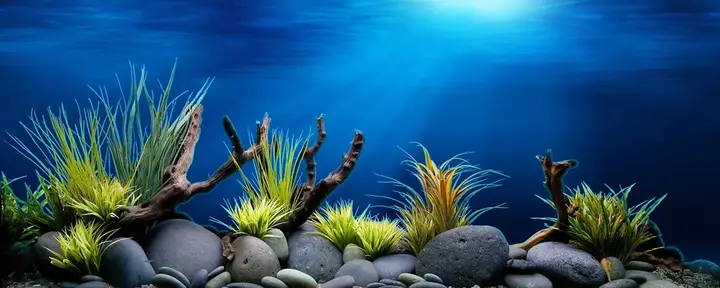 tranh 3d hồ cá