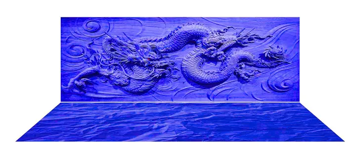 tranh 3d hồ cá