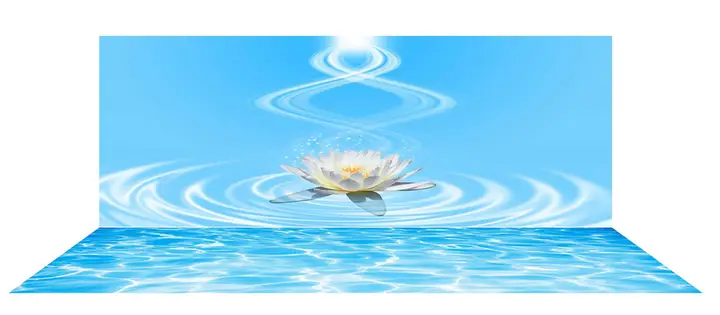 tranh 3d hồ cá