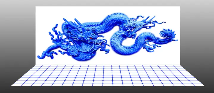 tranh 3d hồ cá