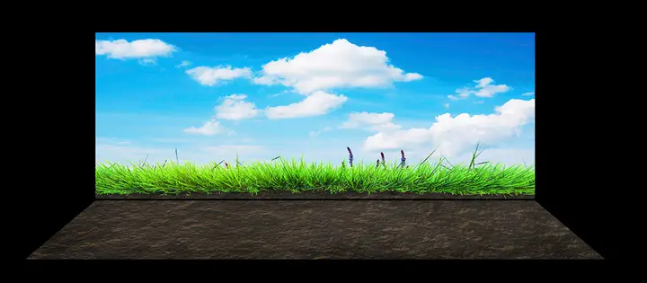 tranh 3d hồ cá