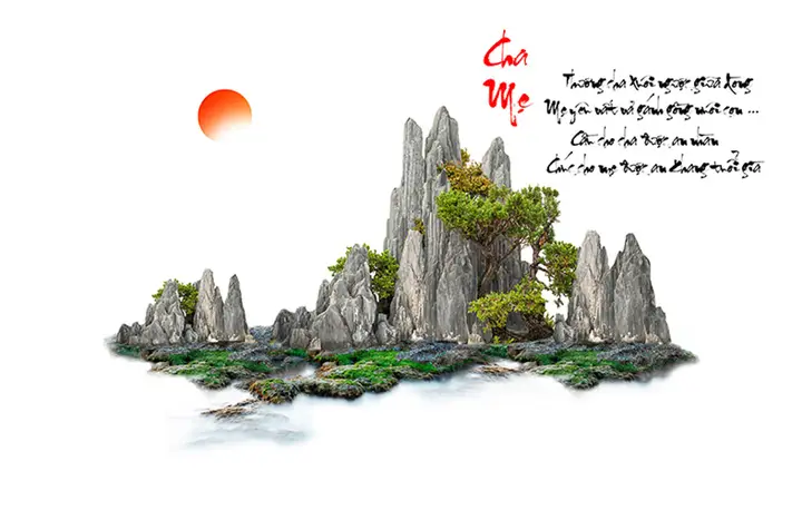 tranh 3d hồ cá
