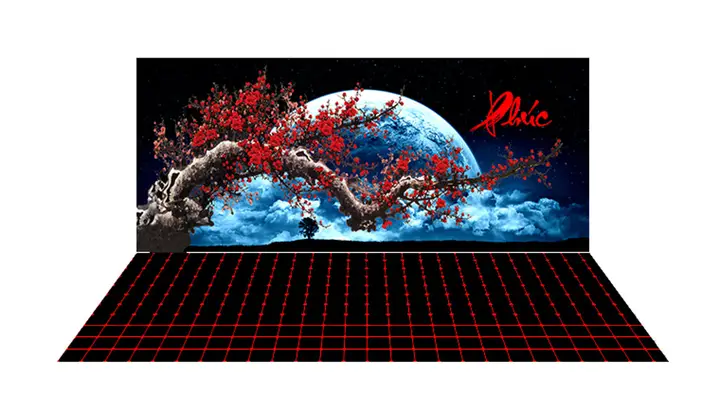tranh 3d hồ cá