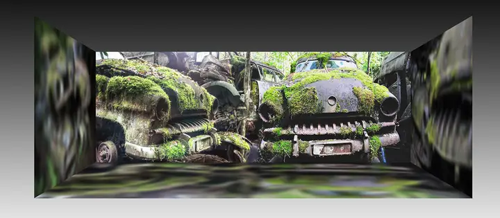 tranh 3d hồ cá