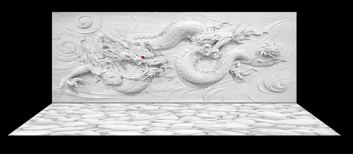 tranh 3d hồ cá