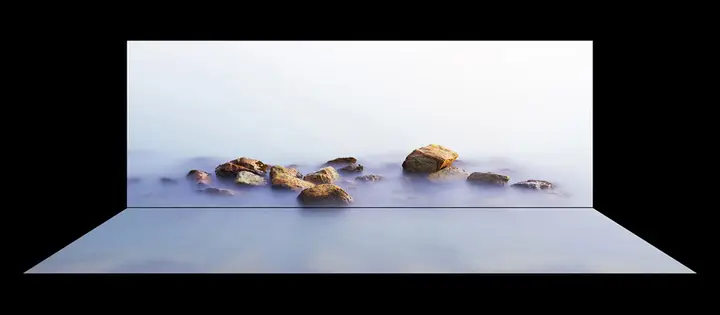 tranh 3d hồ cá