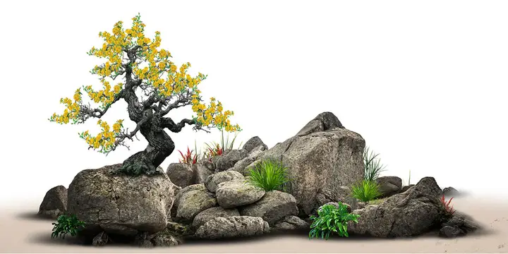 tranh 3d hồ cá